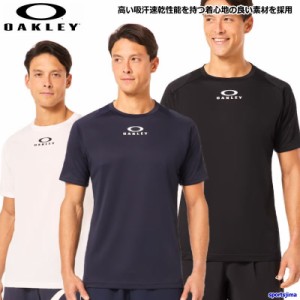 オークリー Tシャツ メンズ トレーニングウェア ランニング 半袖 シャツ FOA406318 吸汗速乾 UV 男女兼用 スポーツウェア ゆうパケット対
