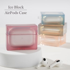 AirPods pro ケース airpods ケース 第2世代 airpods 第3世代ケース スクエア型 グラデーション TPU ケース