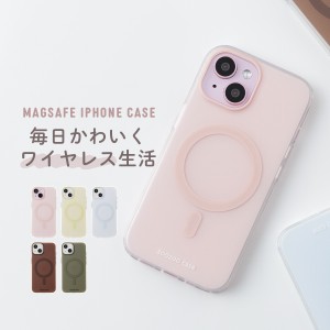 iPhone 15 ケース iPhone 14 ケース iPhone 13 ケース  MagSafe対応 マグセーフケース おしゃれ くすみカラー かわいい マット 指紋防止 