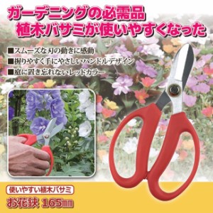 ハサミ ガーデニング 園芸 盆栽 使いやすい植木バサミ お花鋏 165mm