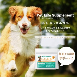 ペット サプリメント 栄養補助 犬のふしぶしカルカル ネコポス発送 送料250円