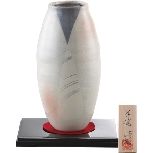 美濃焼　手描工房　８号花瓶　タル型    YJ15-02