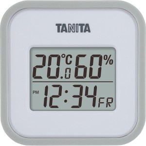 タニタ　デジタル温湿度計 グレー  TT558GY   【ギフト対応不可】 