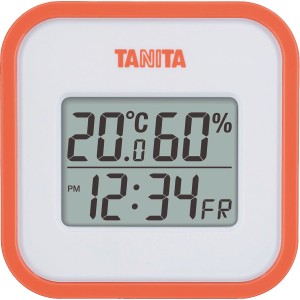 タニタ　デジタル温湿度計 オレンジ  TT558OR   【ギフト対応不可】 