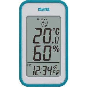 タニタ　デジタル温湿度計 ブルー  TT559BL