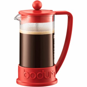 ボダム ブラジル フレンチプレス コーヒーメーカー 1L レッド 10938-294 ギフト対応不可 送料無料