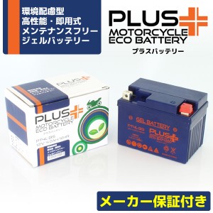 充電済み バイクバッテリー ジェルバッテリー PT4L-BS 【互換 YT4L-BS GT4L-BS FT4L-BS DT4L-BS】 EV-neo Via スーパーカブ50