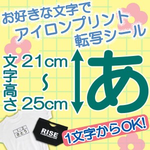 1文字から注文可能なアイロンシート！！21〜25cm選べる書体、選べるフォント、一文字から注文可能！Tシャツ、ジャンパー、体操服、名札、