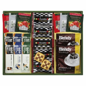 お中元 父の日 ギフト コーヒー ブレイクタイム プレミアムギフト クッキー＆コーヒー＆紅茶CC-20 送料無料 クーポン対象 熨斗 のし対応 