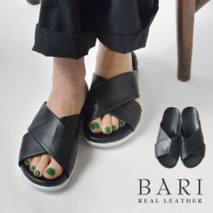 【SALE 40%OFF】【BARI バリ】レザー クロス コンフォート サンダル (DEAH05)BARI SHOES  バリシューズ レディース 春 夏 秋 冬 本革 牛