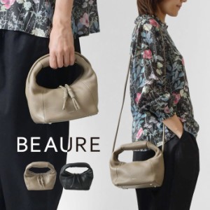 10%OFFクーポン 【Beaure ビュレ / ヴュレ】カウレザー ワンハンドル 2way ミニショルダーバッグ / ポシェット (B23442)レディース 本革 