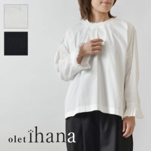 10%OFFクーポン 【olet ihana オレットイハナ】(BARNDOOR バーンドア) プリーツ襟・袖 ブラウス (1185017G)レディース 長袖 オケージョン