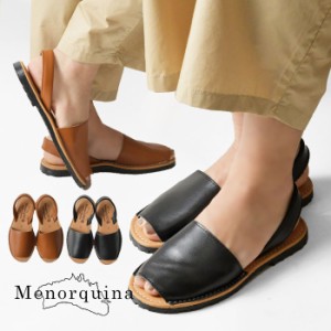 10%OFFクーポン 【MENORQUINA メノルクイナ】レザー バックストラップ フラットサンダル nappa (550)レディース 靴 メノルカサンダル フ