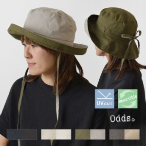 10%OFFクーポン 【odds オッズ】 SUNNY HAT 24 / サニーハット (od241-0406)レディース 春 夏 帽子 リバーシブル 2way UV加工 紫外線対策