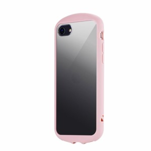 【メール便 送料無料】【在庫処分】iPhone SE・8 耐衝撃 背面クリアケース「Cleary」 ダスティピンク