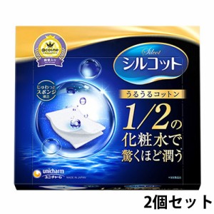 【定形外郵便 送料無料】シルコット うるうるスポンジ仕立て 40枚入 2個セット