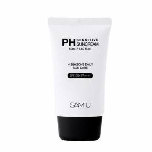 【送料無料】SAM'U サミュ PH センシティブサンクリーム 50ml