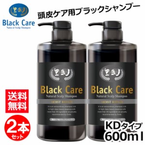 美容液のような、こだわりの黒シャンプー ブラックケアシャンプーKD 600ml ２本セット ブラックシャンプー ブラック・ケア・シャンプー