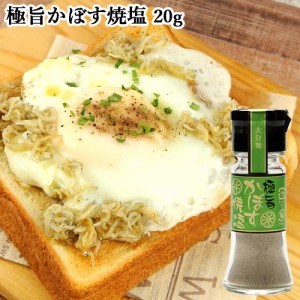 【●お取り寄せ】大分産かぼす使用 極旨 かぼす焼塩 20g 九州産塩&スパイスをブレンド ご当地塩 フードスタッフ