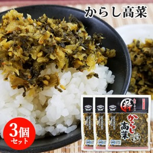 【●お取り寄せ】九州産高菜使用 粋からし高菜 150g×3個セット 若山食品