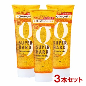 マンダム ホールドジェル スーパーハードS 230g×3本セット スタイリング ヘアジェル まとめ髪 mandom【送料込】