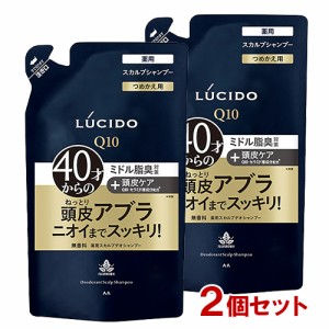 ルシード(LUCIDO) 薬用スカルプデオシャンプー 無香料 詰替用 380ml×2個セット マンダム(mandom) 【送料込】