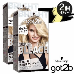 got2b (ゴットゥービー) ボンディング・ブリーチ×2個セット (アフタートリートメント付き)ヘア脱色 セルフカラー サロン品質 医薬部外品