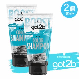 got2b (ゴットゥービー) カラーシャンプー ブルー 150ml×2個セット ヘアカラー 染毛料 派手髪 おしゃれ染め セルフカラー 色落ち対策 シ