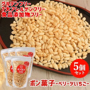 【●お取り寄せ】大分県産いちごベリーツを100％使用 昔ながらのポン菓子 やさしい味付けで子どもも食べやすい ポン菓子（ベリーツいちご