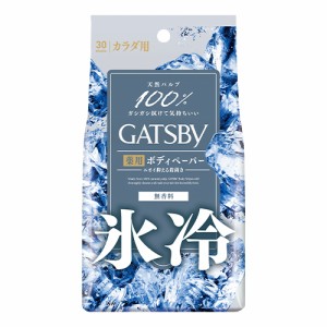 ギャツビー(GATSBY) アイスデオドラント ボディペーパー 無香料 徳用タイプ 30枚入 マンダム(mandom)