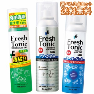 柳屋 薬用育毛 フレッシュトニック 190g 選べる3点 YANAGIYA FreshTonic【送料込】