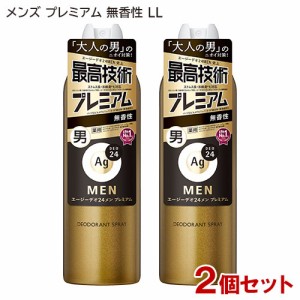 エージーデオ24メン(AgDEO24 MEN) メンズデオドラントスプレー プレミアム 無香性 LL 180g×2個セット ファイントゥデイ 送料込