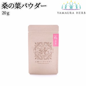 【●お取り寄せ】大分県杵築市産 無農薬栽培 山浦ハーブ 桑の葉パウダー 20g 野草の里やまうら