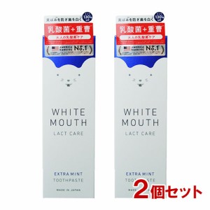 ホワイトマウス(WHITE MOUTH) デンタルクレンジング ペースト エクストラミント 100g×2個セット ステラシード【送料無料】