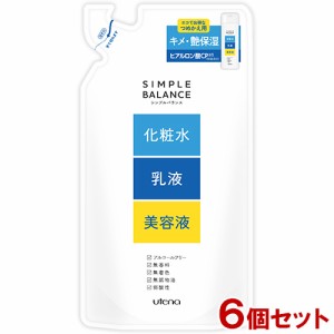 シンプルバランス うるおいローション つめかえ用 200mL×6個セット SIMPLE BALANCE ウテナ【送料込】