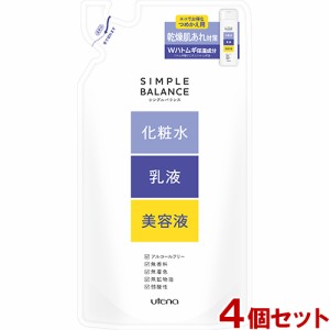 シンプルバランス ハトムギローション つめかえ用 200mL×4個セット オールインワンジュレ化粧水 SIMPLE BALANCE ウテナ(utena) 送料込