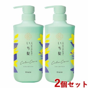 2個セット いち髪(Ichikami) カラーケア＆ベーストリートメントin シャンプー ポンプ クラシエ(Kracie)【送料込】