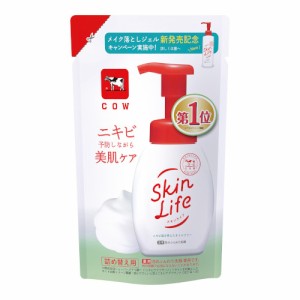 スキンライフ(SkinLife) 薬用泡のふんわり洗顔 つめかえ用 140ml 医薬部外品 牛乳石鹸(COW)