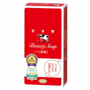 牛乳石鹸 カウブランド 赤箱 レギュラーサイズ 90g×3コ入 COW