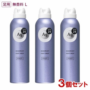 エージーデオ24(Ag DEO24) フットスプレー 無香料 L(142g)×3個セット ファイントゥデイ(Fine Today) 【送料込】 足用 医薬部外品