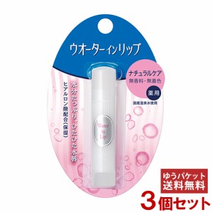 ウォーターインリップ(Water in Lip) 薬用スティック NF n 3.5g×3個セット 資生堂(SHISEIDO) 【メール便送料込】