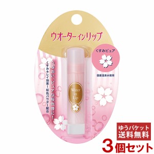 ウォーターインリップ(Water in Lip) くすみピュア n 3.5g×3個セット 資生堂(SHISEIDO) 【メール便送料込】