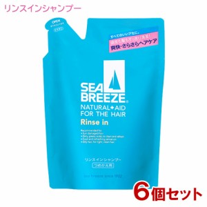 シーブリーズ(SEA BREEZE) リンスインシャンプー つめかえ用 400mL×6個セット ファイントゥデイ(Fine Today) 【送料込】