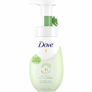 ダヴ(Dove) ディープピュア クリーミー泡洗顔料 ポンプ本体 150ml 洗顔フォーム 毛穴ケア ハマメリスエキス ユニリーバ(Unilever)