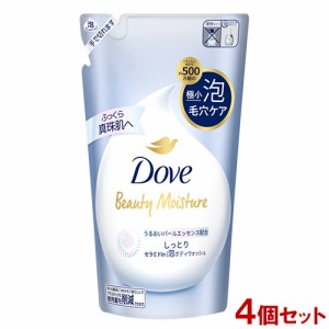 ダヴ(Dove) ビューティーモイスチャー 泡ボディウォッシュ しっとり つめかえ用 430g×4個セット ボディーソープ フローラルソープの香り