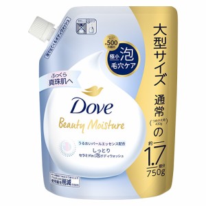 ダヴ(Dove) ビューティーモイスチャー 泡ボディウォッシュ しっとり つめかえ用 大容量 750g ボディーソープ フローラルソープの香り セ