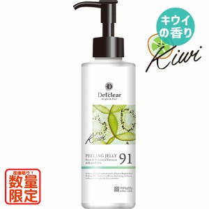 【数量限定】DETクリア(Detclear) ブライト＆ピール ピーリングジェリー キウイの香り 180ml 休井美郷 コラボデザイン 明色化粧品