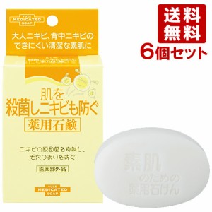 ユゼ 肌を殺菌しニキビも防ぐ薬用石鹸 110g×6個セット YUZE 【送料無料】