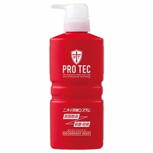 プロテク(PRO TEC) 薬用デオドラントソープ 爽快なシトラスマリン調の香り ポンプ 420ml  医薬部外品 頭皮ケア・ニオイ対策 ライオン(LIO