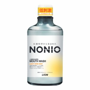 ノニオ(NONIO) マウスウォッシュ ノンアルコール ライトハーブミント 600ml ライオン(LION)